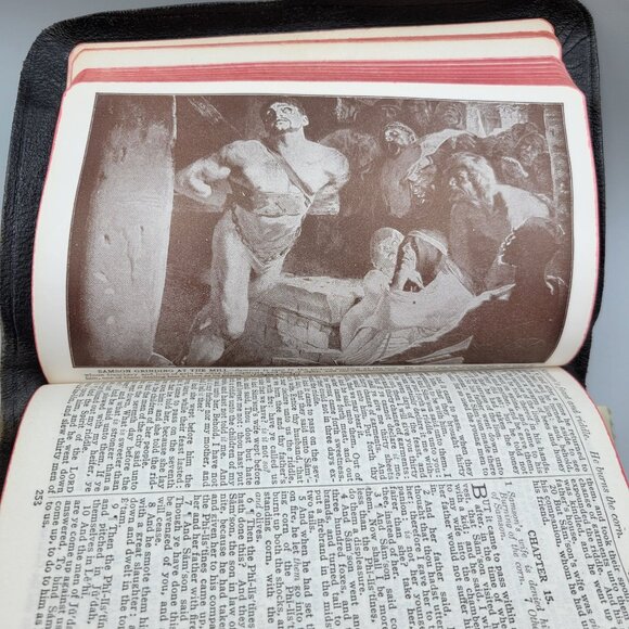 1940s Vintage Holy Bible Winston International Series Red Letter KJV - Picture 9 of 11